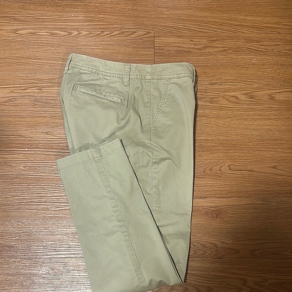 a new day Other - A New Day Tan Chinos Straight-Leg Cotton Blend Flat Front Comfortable and Dressy